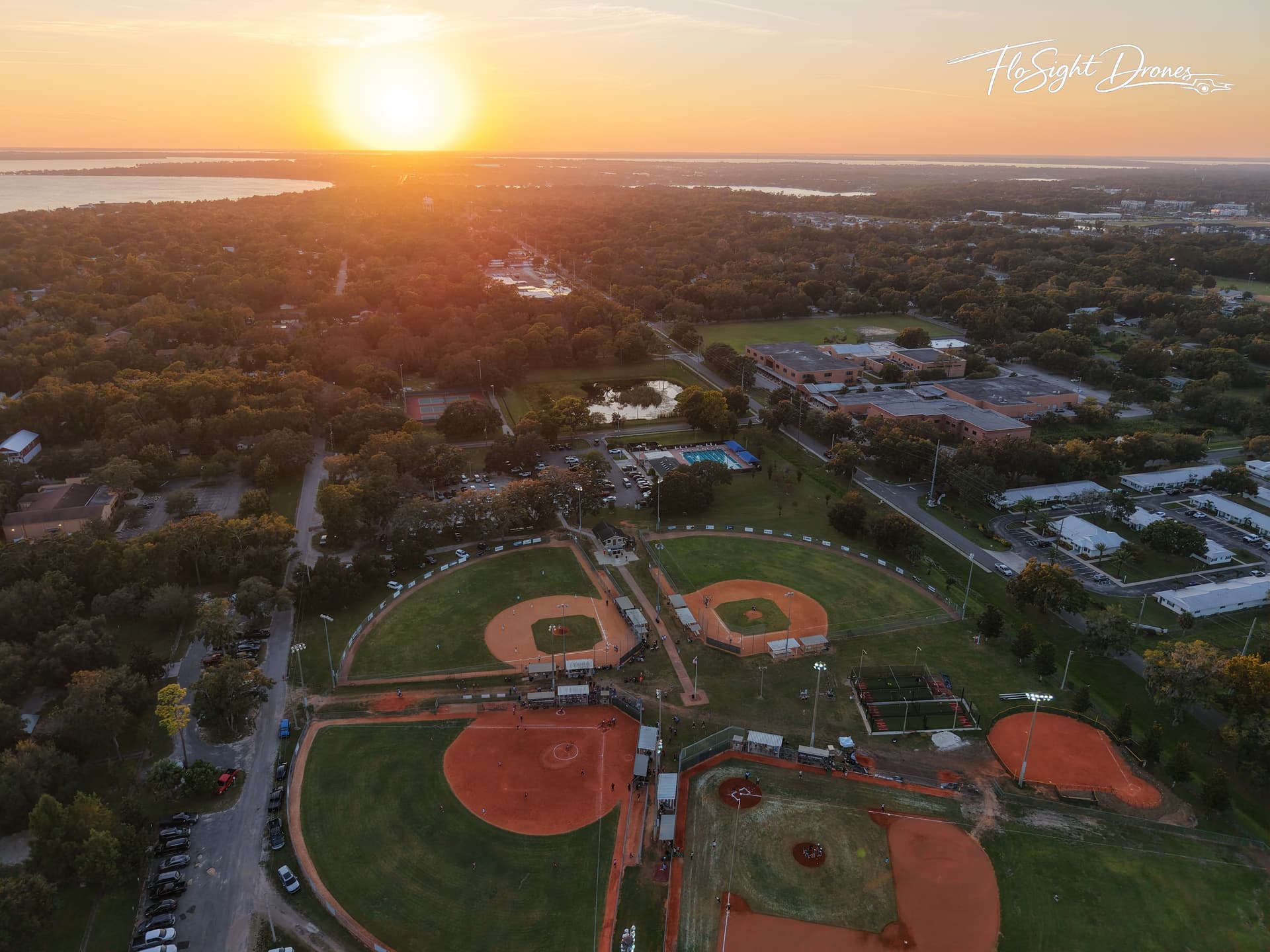 Baseball Field Arial View