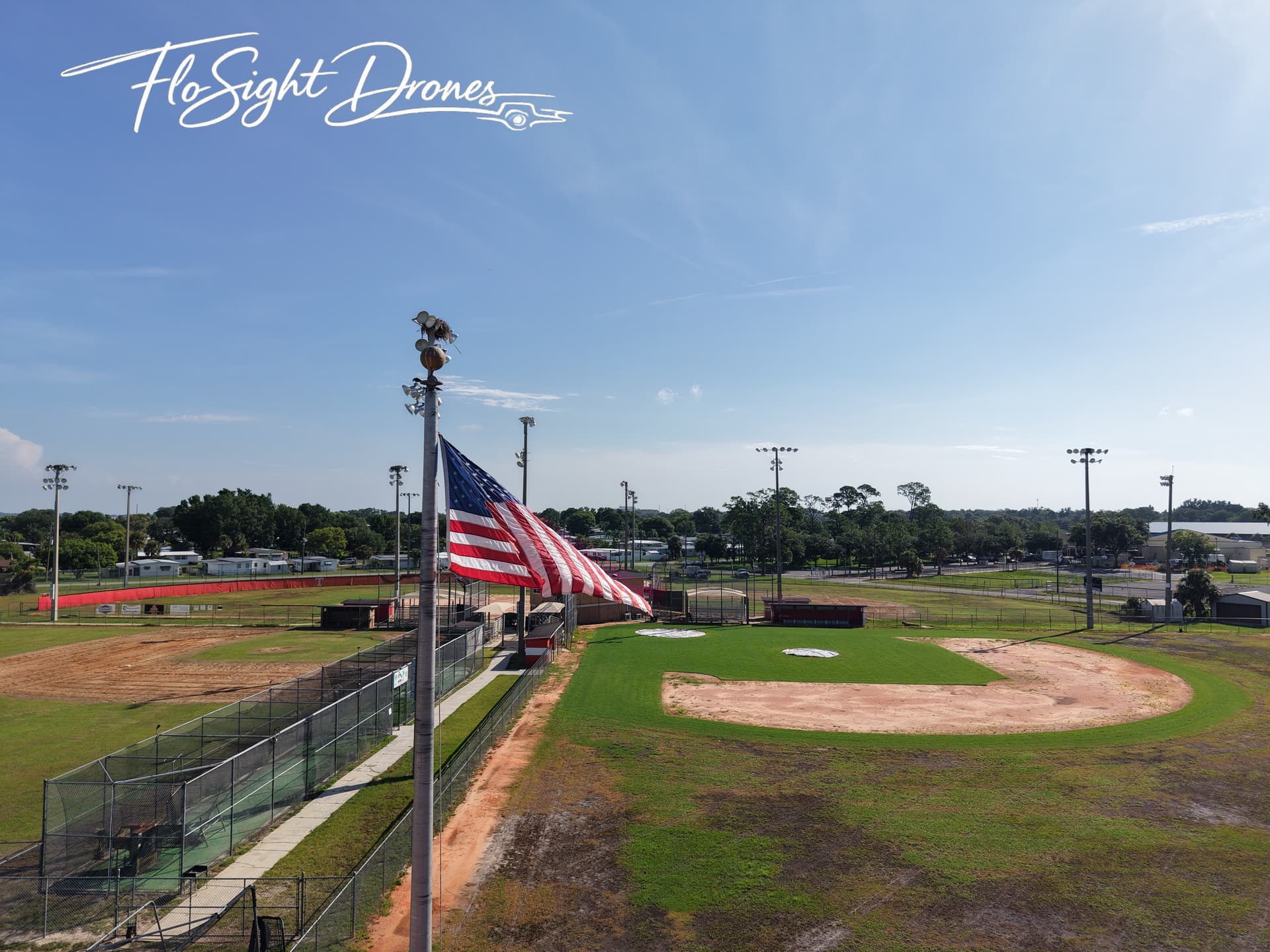 Baseball Field Flag